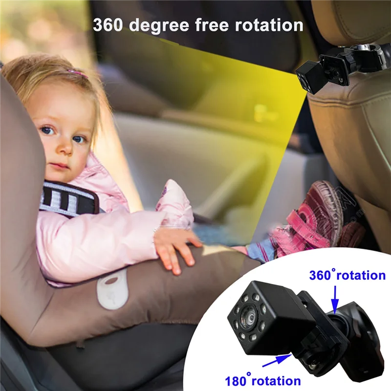 

4.3 Inch HD Foldable Car Baby Rearview Camera Mirror Night Vision Monitor Infant Rear Display for Car Truck