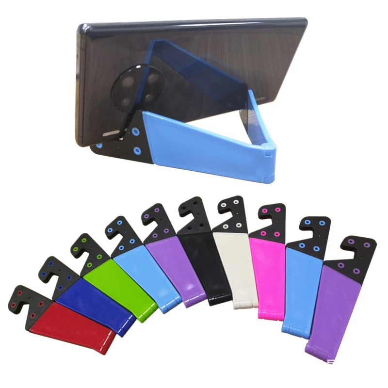 

Universal Desktop Stand Colorful Portable Foldable 1Pcs V Model Mobile Phone Mount Holder Stand Cradle For Cell Phone