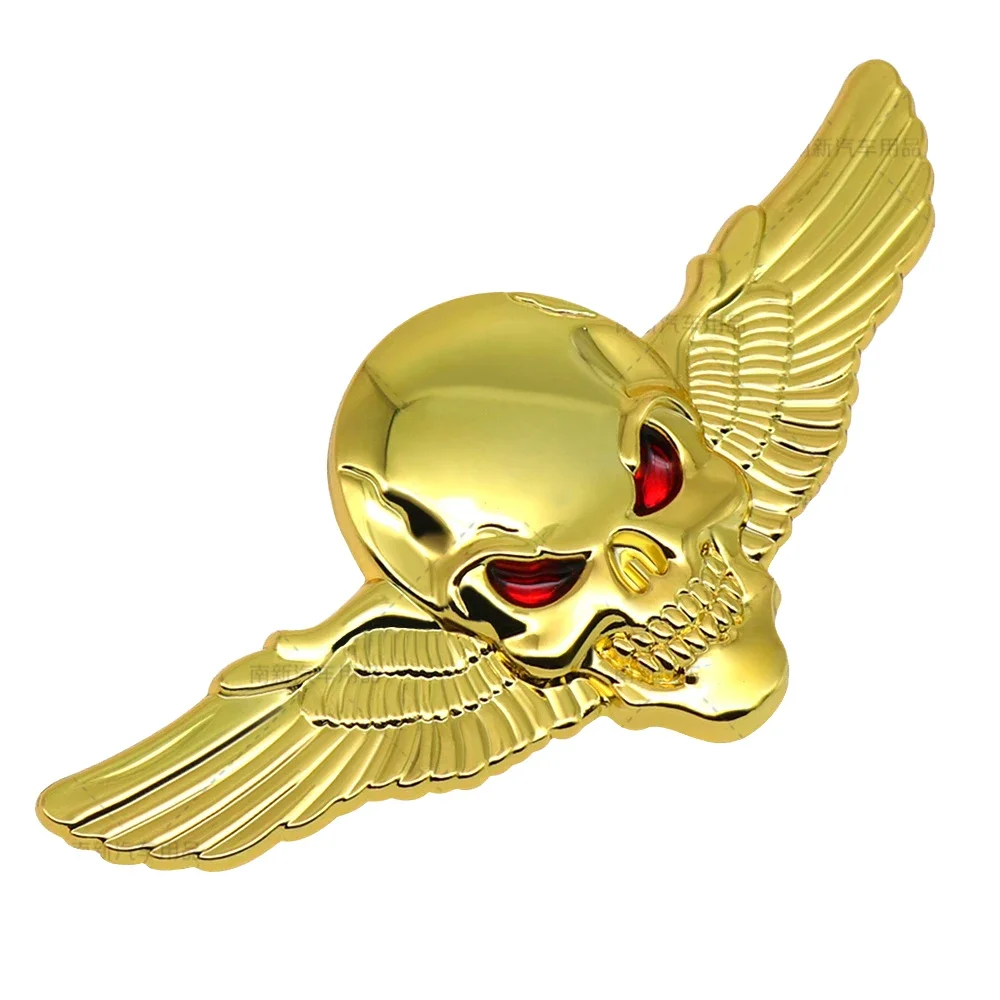 Универсальный череп эмблема кузова автомобиля значок на задний багажник