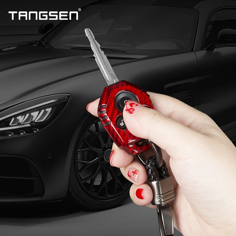 Чехол для ключей от автомобиля из углеродного волокна чехол Subaru Imprezza Outback Legacy