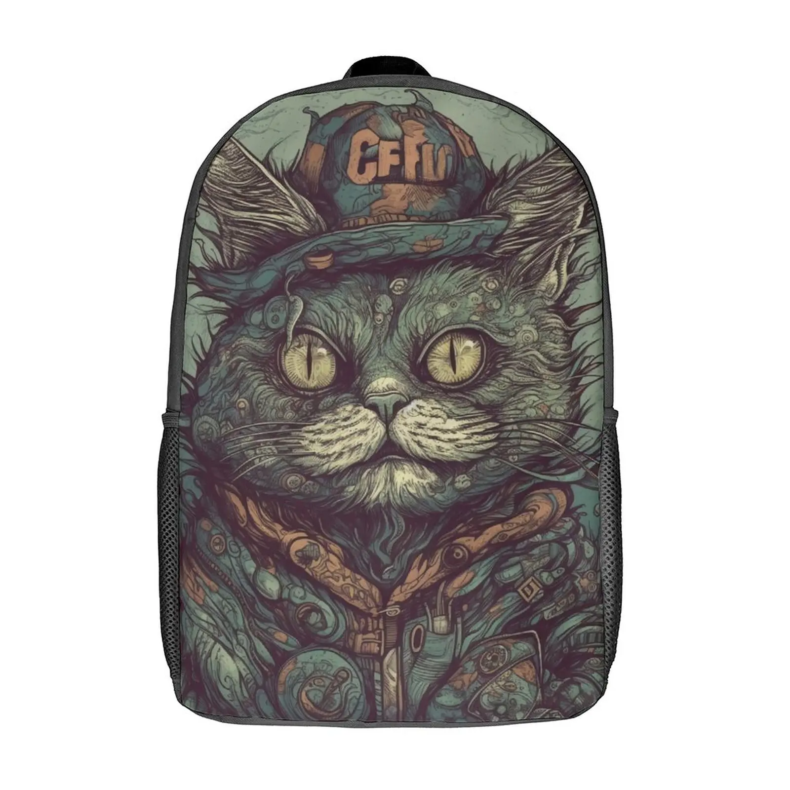 

Рюкзак с кошкой, популярные карикатуры, уличные стильные рюкзаки для мальчиков и девочек, высококачественные легкие школьные сумки, милый рюкзак