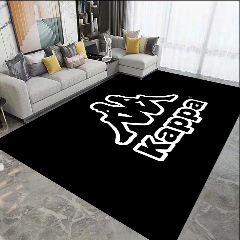 

Fashion K-Kappa logo printed carpet, living room and bedroom decorative carpet, kitchen and bathroom non slip floor mat,door mat
