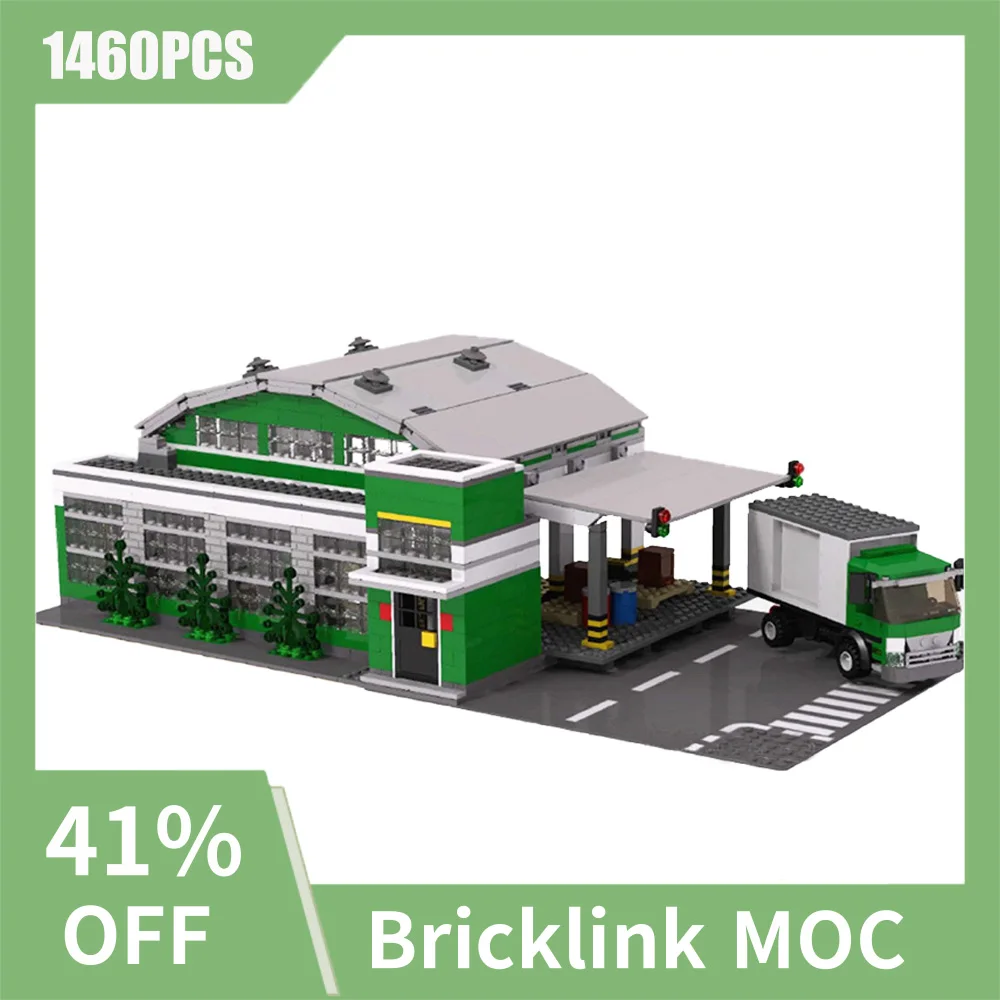 Модульные строительные блоки MOC Городской пейзаж