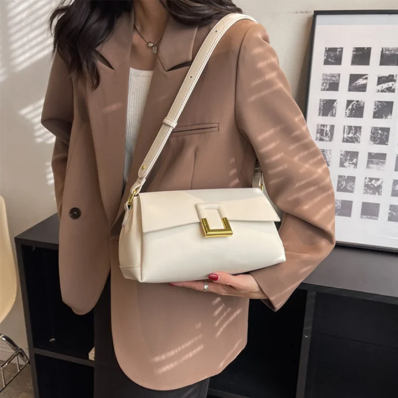 Women's Fashion Retro Casual Crossbody Large Capacity Single Shoulder Bag Portable Luxury Small Square Handbag for женский Bolsa