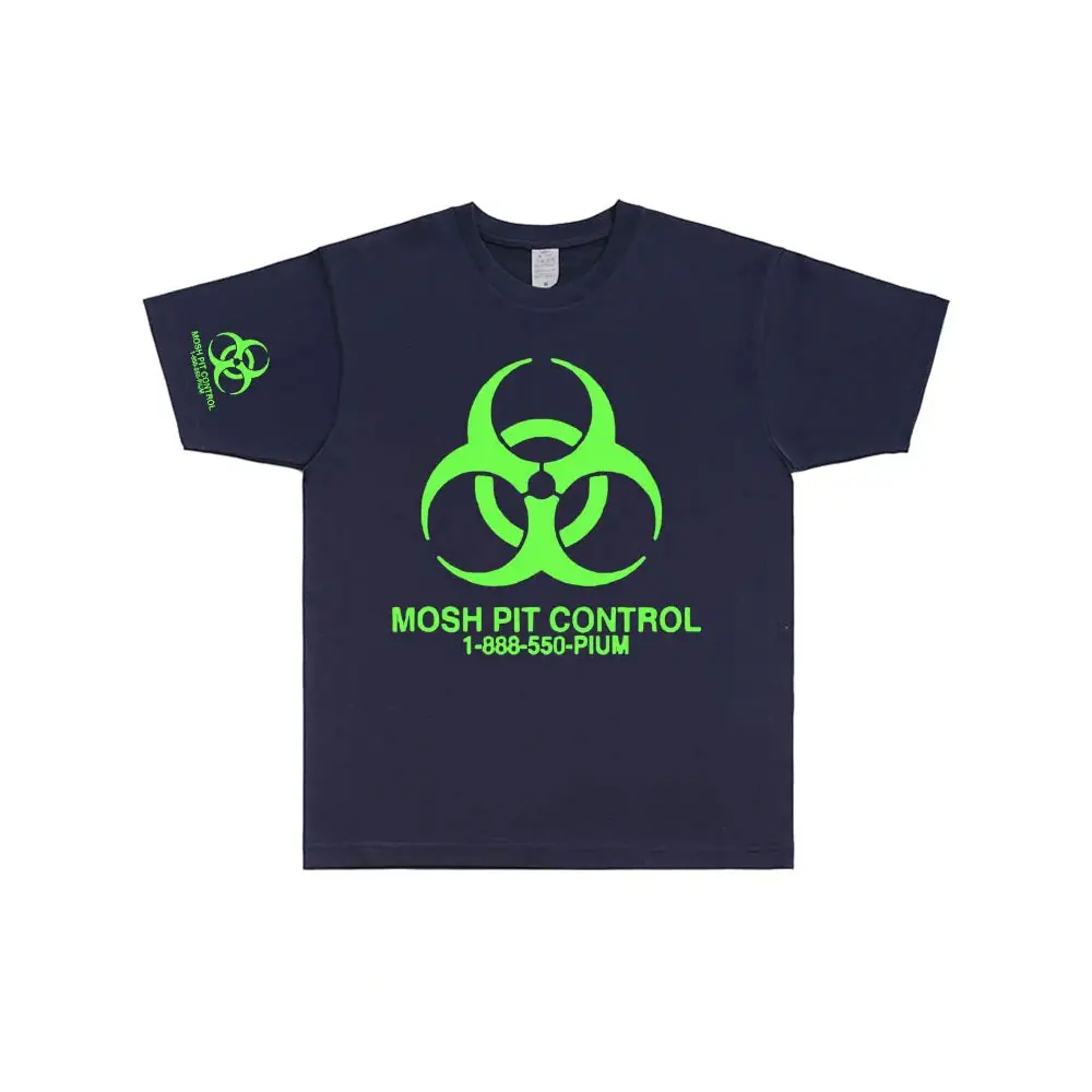 Фото Homixide Gang Mosh Pit Control футболка Playboi Carti Opium Merch футболка HXG футболки для мужчин и женщин хип-хоп большие хлопковые футболки №2