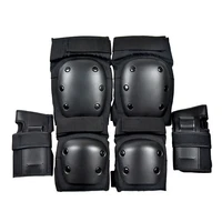 6 piece skateboard protector set kids knee pad elbow pad adult bicycle ice pile roller outdoor sports protector