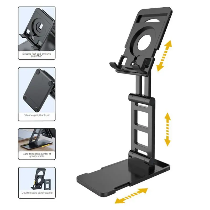 Mobile Phone Stand Desktop Lazy Bedside Universal Universal Support Stand Foldable And Hoisting Multi-Function Telescopic Adjust