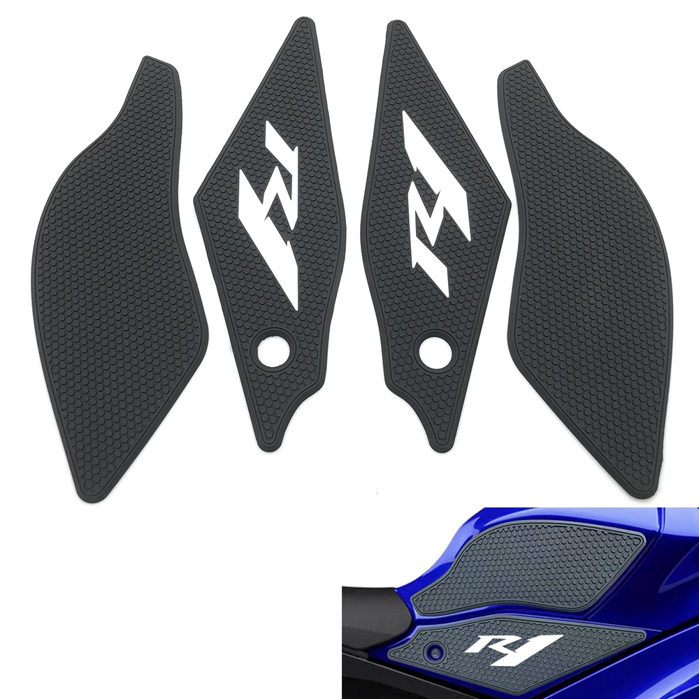 

For Yamaha YZF R1 M R1M YZFR1 2020-2022 Motorcycle Anti Slip Sticker Tank Traction Pad Side Knee Grip Protector