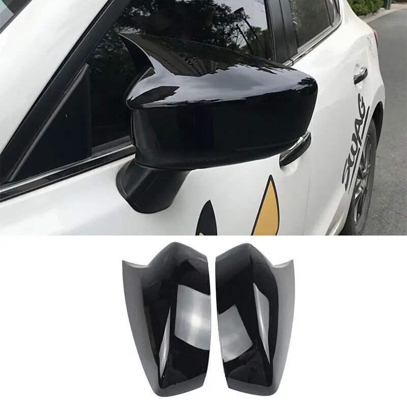 Для Mazda 3 Axela 17-2018 глянцевый черный динамик OX накладка на боковое зеркало заднего