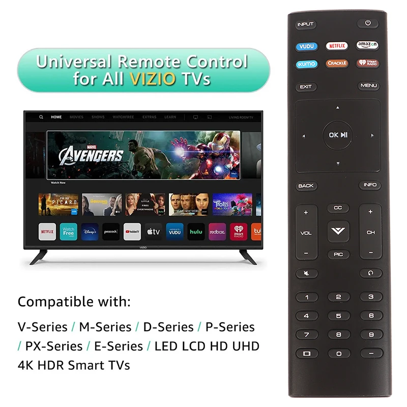 Пульт дистанционного управления XRT136 для Vizio SmartCast Series E