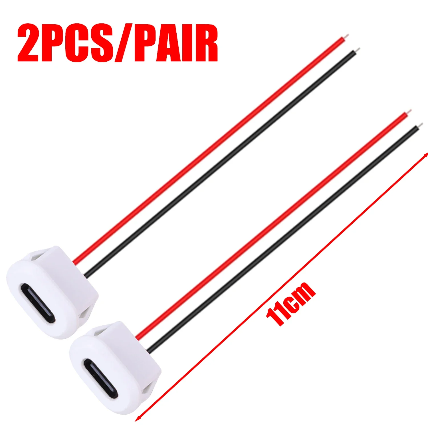 Type-C 2P Литой гнездовой разъем для зарядного порта, гнездовой разъем прямого сжатия, интерфейс зарядки со сварочной проволокой