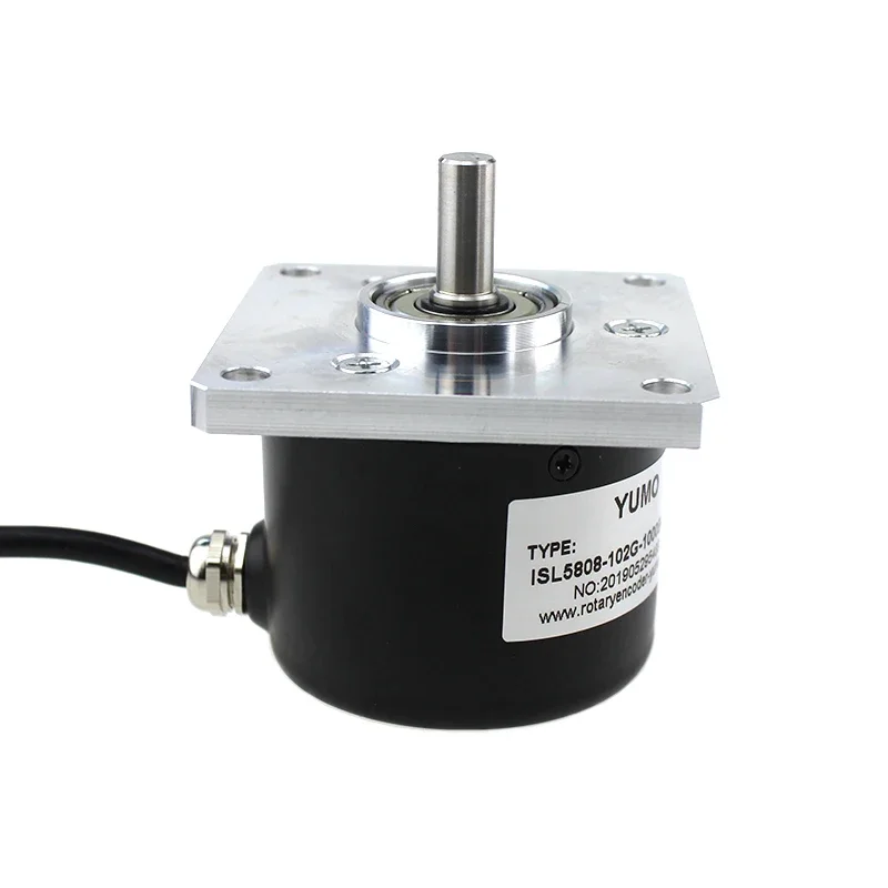 YUMO ISL5808-102G-1000B-5-30F 68 мм квадратный фланцевый круглый дисплей полурукоятка вала