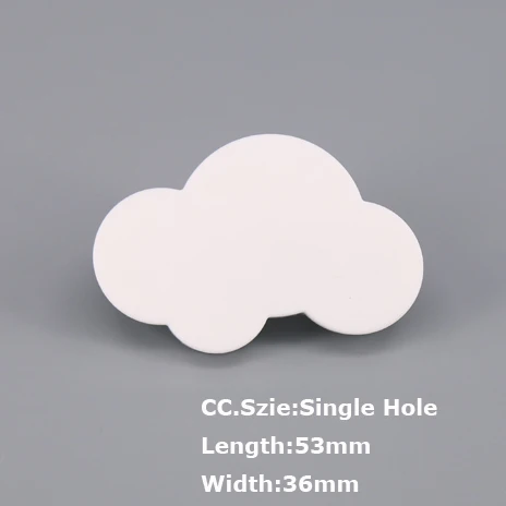 

Мягкие ручки для шкафов белые облака детские