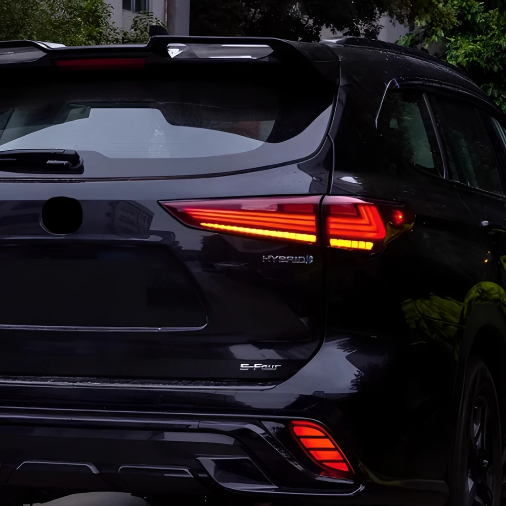 Фото Автомобильный задний фонарь для Toyota Highlander 2022-2023, все новое обновление, светодиодный запуск, анимация, динамический указатель поворота, горячая распродажа, аксессуары №5