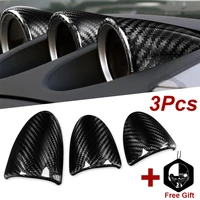3pcs for nissan 350z pointer carbon fiber cover 100 real carbon fiber sticker auto interior decoration modification accessories