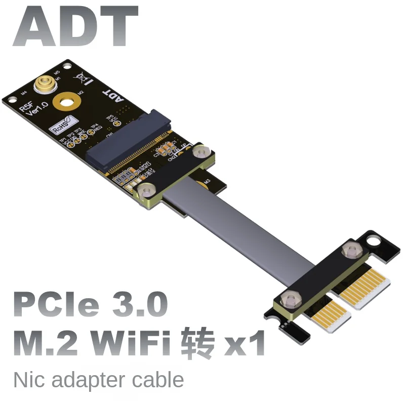 PCIe x1 to M.2 A.E. key WiFi conversion extension cable Cable ADT