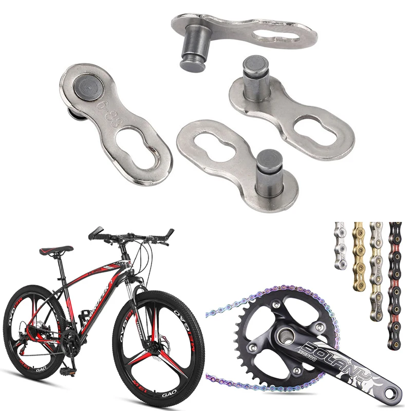 

Bicycle Chain Connector Lock Quick Link Road Bike Buckle Joint Buckle Master Cycling Parts Gold 8/9/10/11/12 Speed