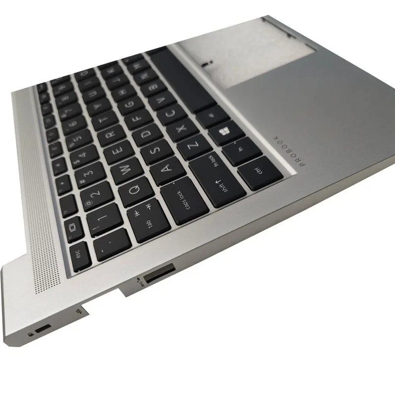 Фото Для Zhan 66 Pro 14 G6 440 G10: верхняя крышка с подсветкой клавиатуры и упором для рук, запасная часть для компьютера, аксессуары N42405-001 HSN-Q32C №5