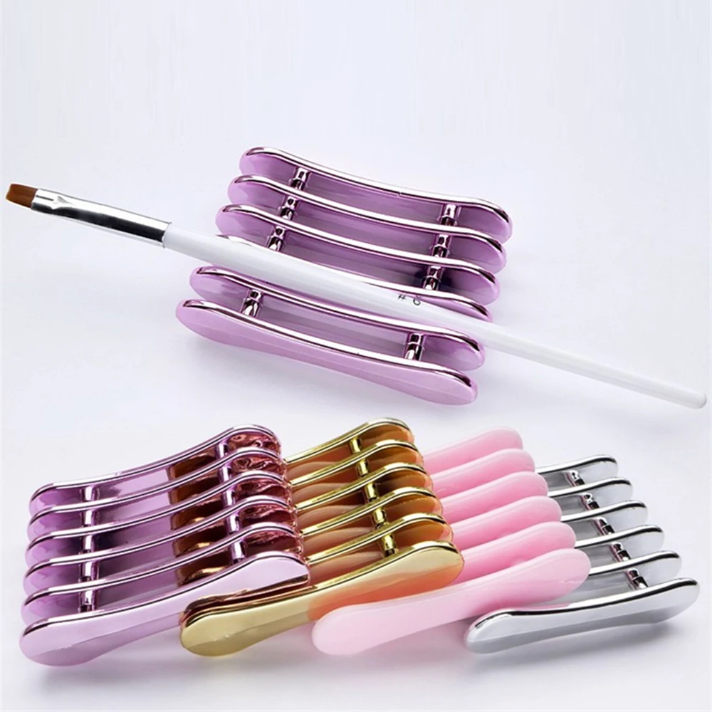 

5-Grid Nail Painting Brush Nail Brush Holder Painting Brush Holder Uv Gel Brush Display Holder Display Holder Manicre Tools
