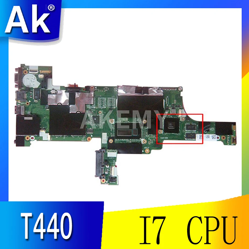 

NM-A101 For Lenovo Thinkpad T440 notebook motherboard VIVL0 NM-A101 with I7 CPU GPU GT720M DDR3 100% Fully Tested