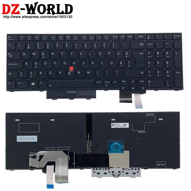 

Новая Оригинальная клавиатура с английской эстонской подсветкой для ноутбука Lenovo Thinkpad T15g P15 P17 Gen2 5n21b434 445n21b44397 5N21B44360