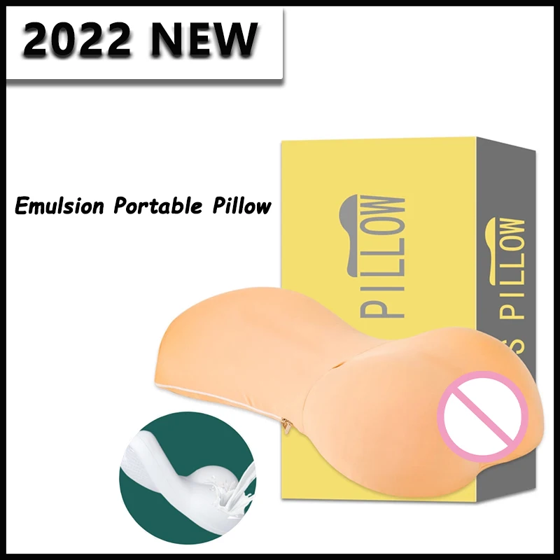 Emulsion Male Mastuburator Sex Pillow Carry Onahole Sex Furnitures  Masturbation Cup Sex Toys 2022 NEW Adult Game For Man 18+