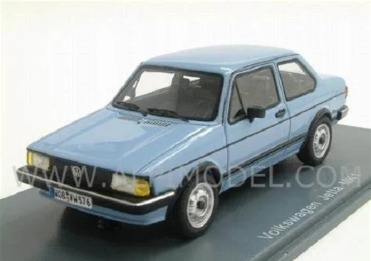 

1/43 simulation car model Volkswagen Jetta MK1 1980 two-door sedan blue high-end collection decoration gift