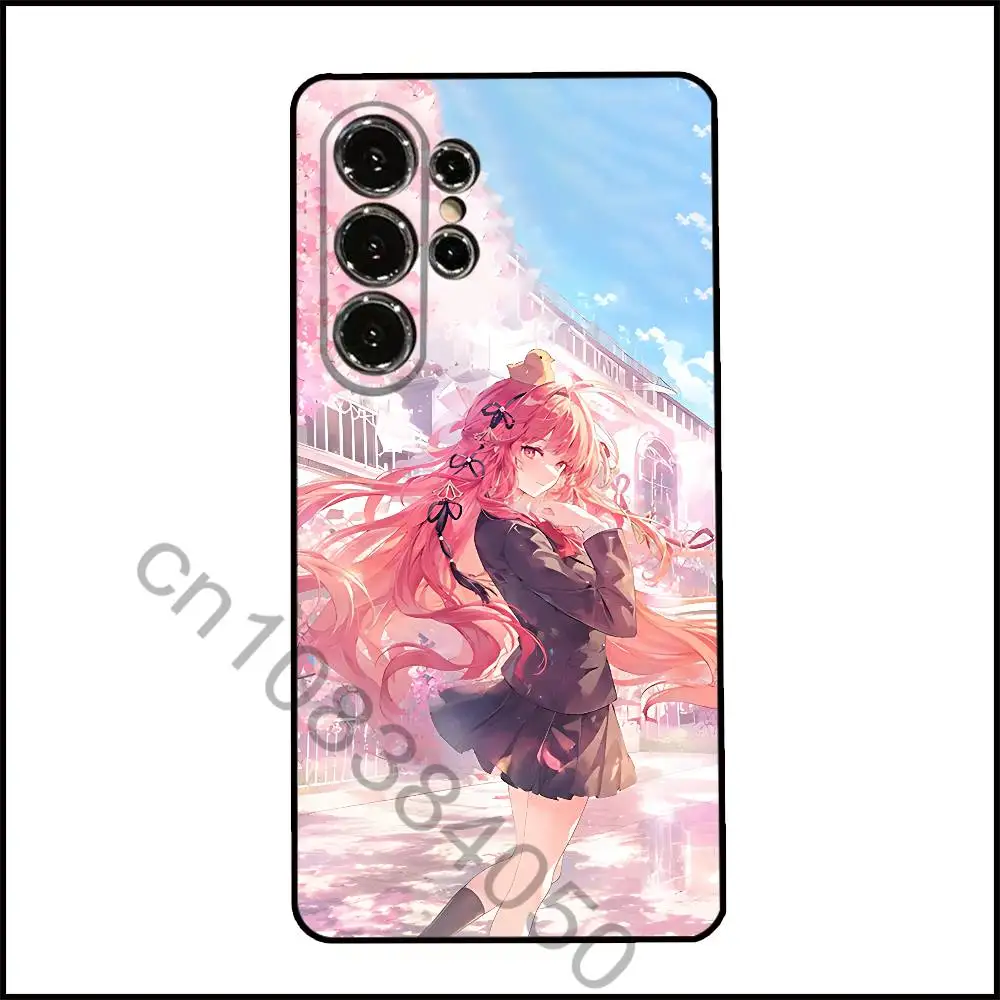 Фото Чехол для телефона Erii U-Uesugi для Samsung Galaxy A13,21s,22,31,32,52,53,71,80,A91, мягкий черный чехол №4