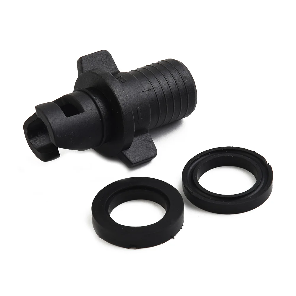 

Screw Air Valve Connector Adapter Hose Kayak Parts Plastic Replacement W/ gasket Air Valve Cap Connector Fishing