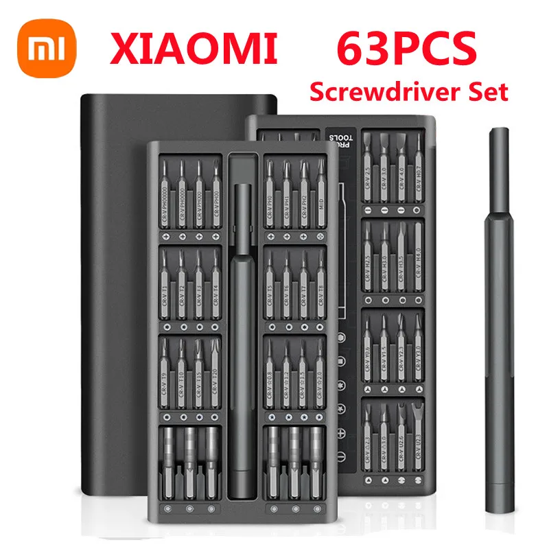 

Xiaomi Screwdriver Set 63 In 1 Magnetic Screw Driver Kit Bits Precision Iphone Computer Tri Wing Torx Screwdrivers Repair Tools