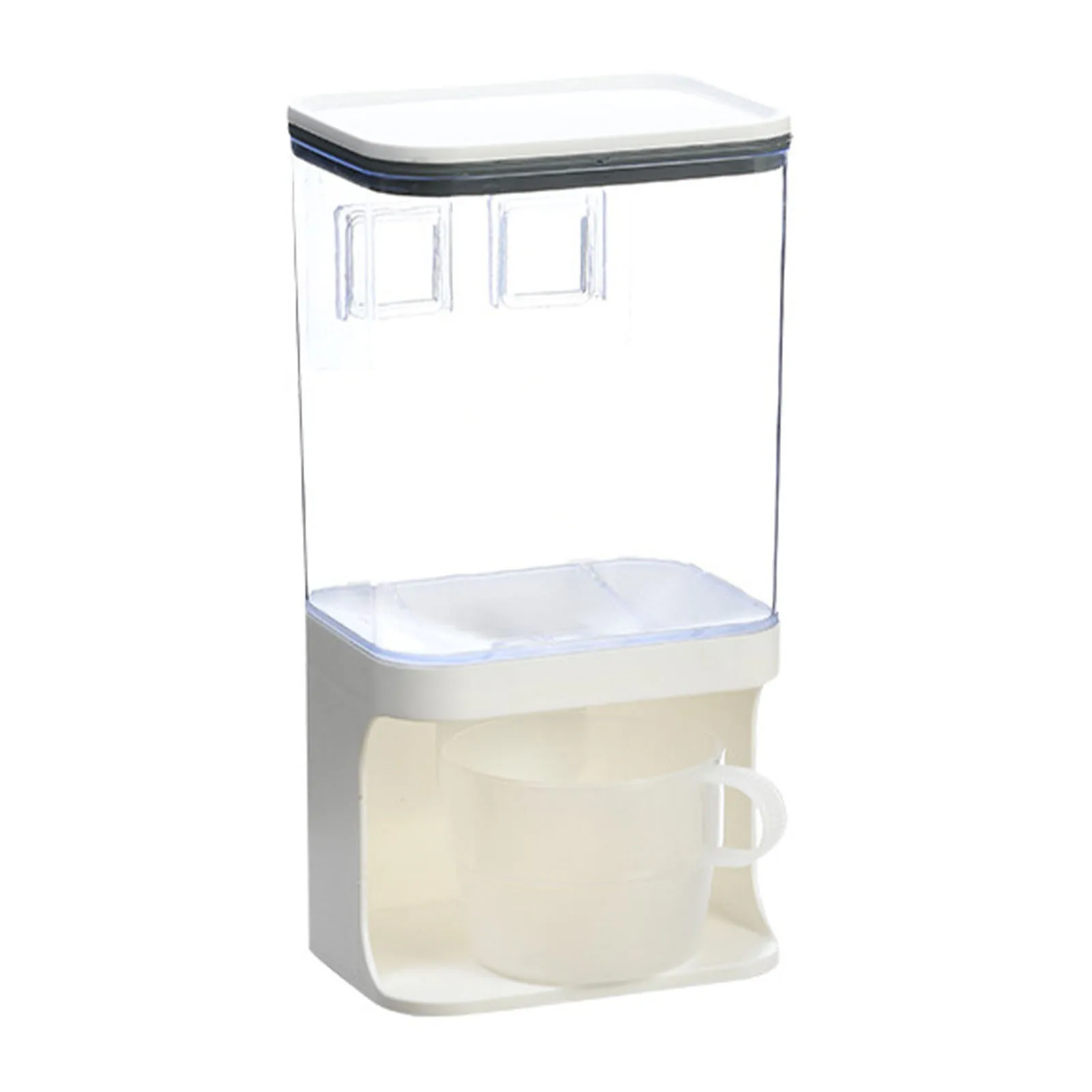 

Dry Food Dispenser Cereal Dispenser Countertop Dry Food Storage Container With Lids For Rice Beans Grains Cereal Laundry Scent