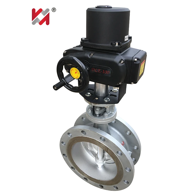 

High quality China electric flange hard seal butterfly valve