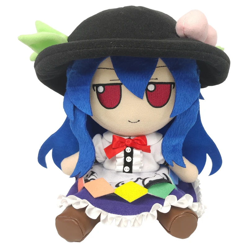 

Touhou Project Hinanawi Tenshi Косплей Аниме плюшевые милые фигурки Плюшевые игрушки подарки на Хэллоуин для мальчиков и девочек