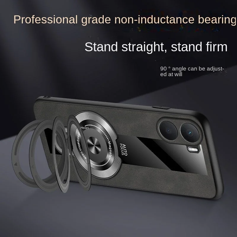 Чехол-подставка с магнитным кольцом для Xiaomi POCO X7 Pro 5G c75 Redmi Turbo 4 матовый бампер X7Pro