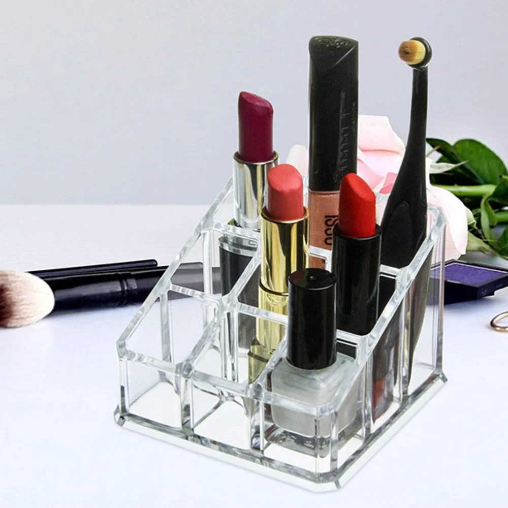 Органайзер для макияжа акриловый 120 шт./лот 9 ячеек подставка украшений