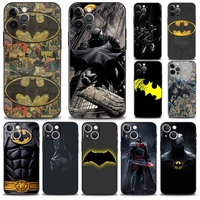 batman super hero casing for iphone 14 7 8 plus 12 xs 13 pro max x xr 11 mini se se2022 se2 5s 5 6s phone case