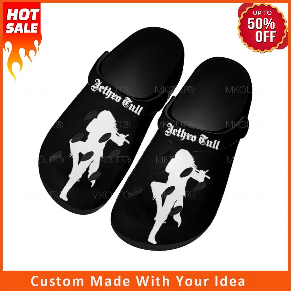 

Jethro Tull Folk Rock Band Home Clogs Custom Water Shoes Mens Womens Teenager Shoe Garden Clog Breathable Beach Hole Slippers