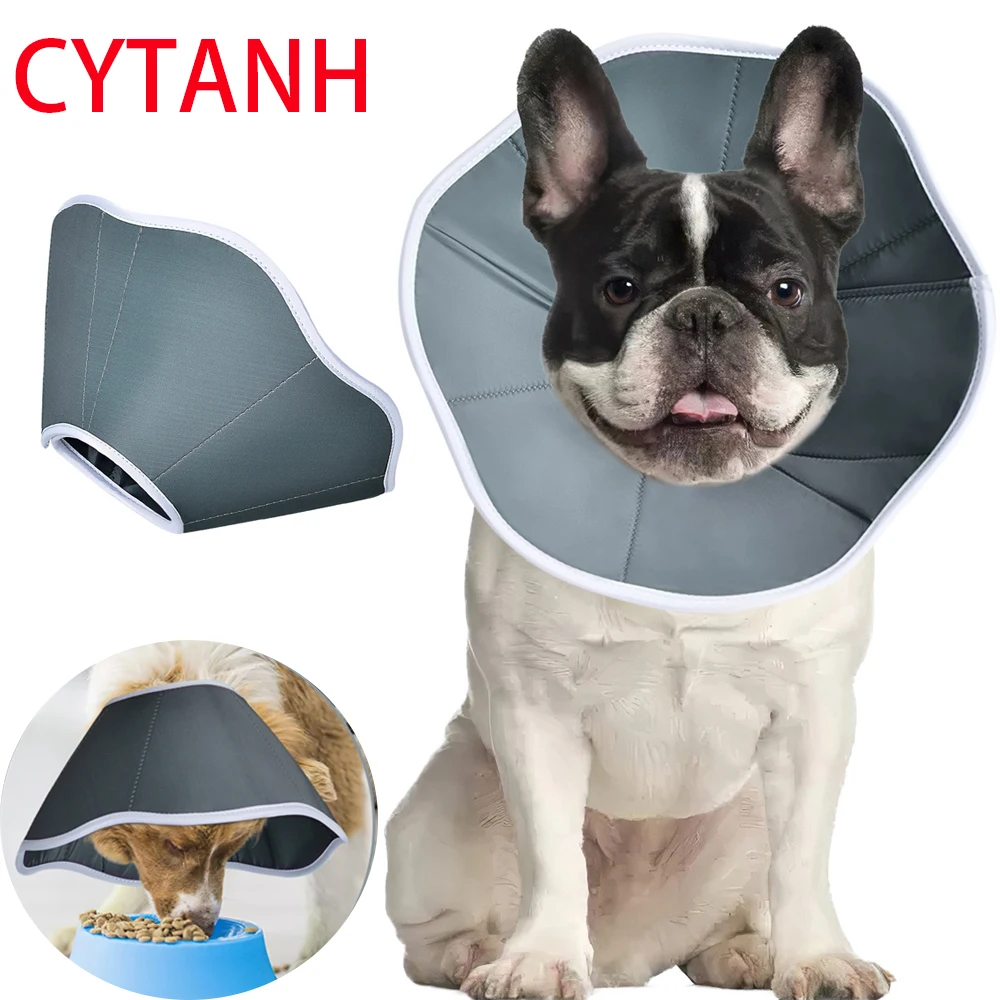 

Collar Dog Neck Pet Protective Cone Recovery Cone Lick Surgery Wound Healing Cat Dog Health Medical Circle Collar for Anti-Bite