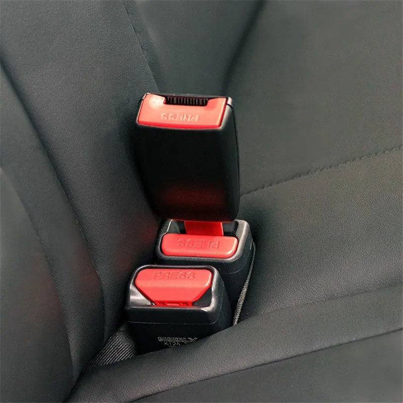

Car Seat Belt Clip Extender Safety Seatbelt Lock Buckle Plug Thick Insert Socket Extender Safety Buckle Extended Card Buckle