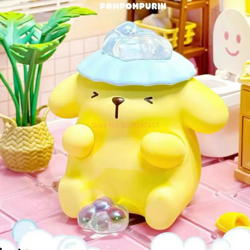 В наличии Sanrio Bathing Time Series Blind Box Фигурка Cinnamoroll Pompom Purin Pochacco Kuromi Hangyodon Аниме Таинственные куклы (art.: 3920ced2a8014) - 3920ced2a8014