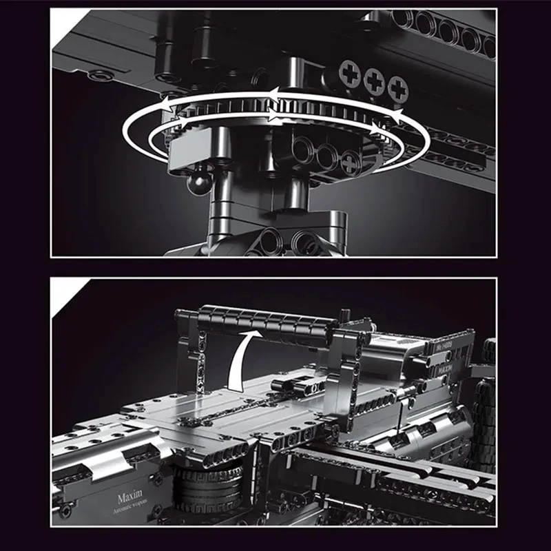 Форма King 14009 MOC техническая максимум модель пистолета строительные блоки кубики