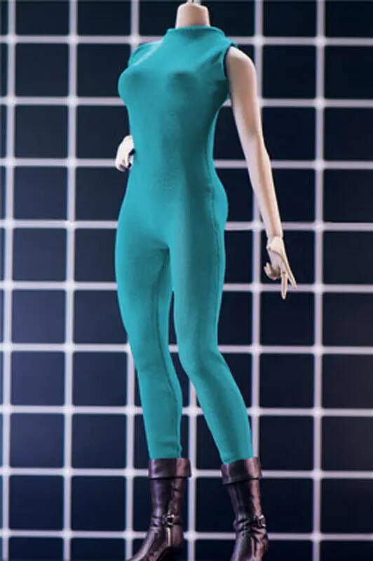 

1: 6-е зеленое цельнокроеное эластичное колготки, одежда для фигуры TBL PH 12 дюймов T2