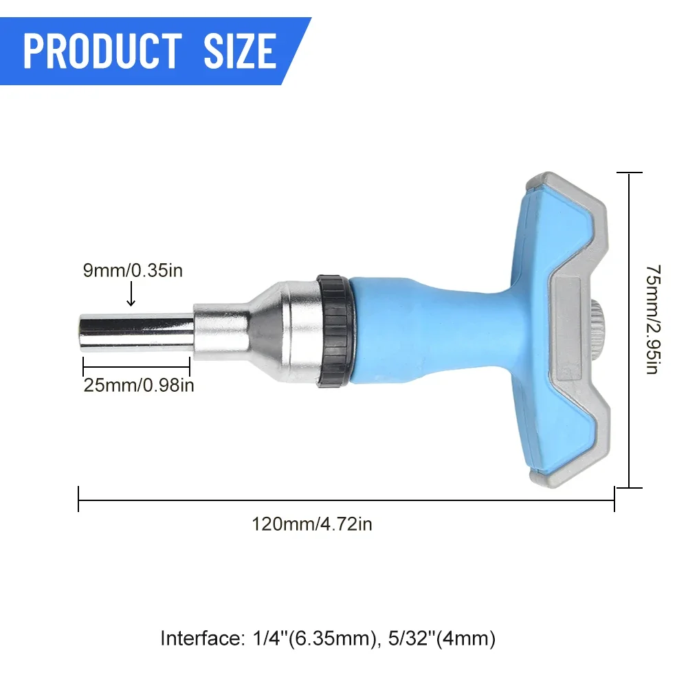 Переходник с рукояткой отвертки Регулируемый двойной размер головка трещотка