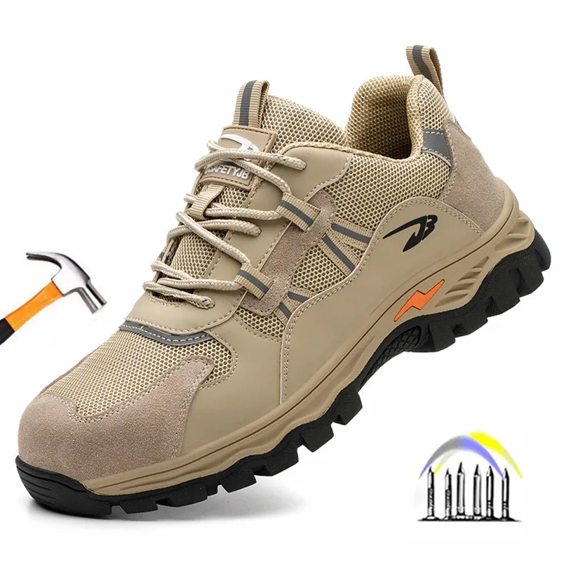 

summer work safety shoes sneakers puncture proof safety shoes for men light weight security shoes men work shoes with steel toe