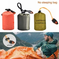 outdoor tourism emergency thermal waterproof sleeping storage bag camping sack survival 116cm pe aluminum waterproof fabric