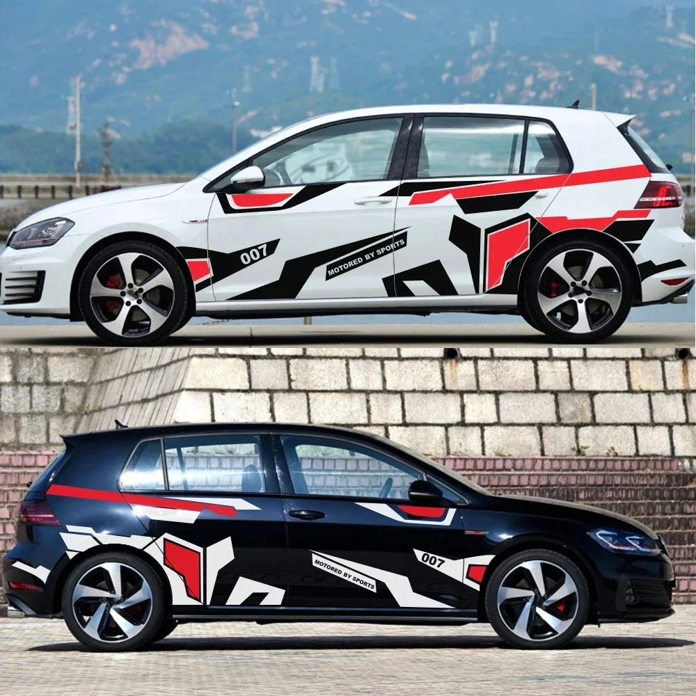 Универсальные Наклейки На Кузов Автомобиля Виниловые Для Volkswagen BMW Ford Skoda Subaru Tesla