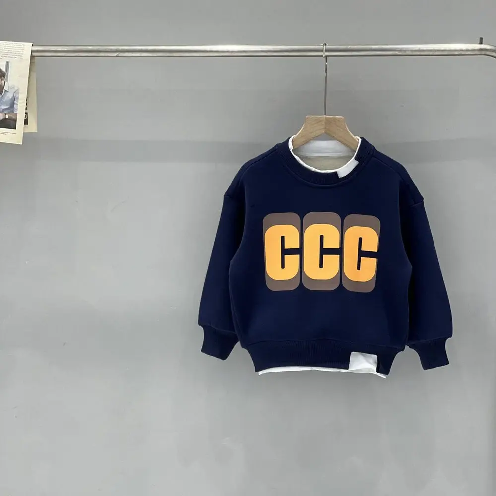 

1-12Y Children's Long Sleeve Sweater Spring and Autumn New Boys' Cotton Casual Pullover Sweater Girls' Baby Top Bottom