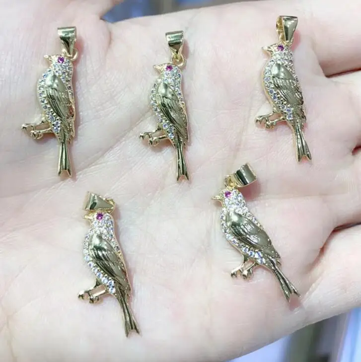 

Подвеска в виде стрекозы для женщин и девушек, позолоченный кулон с инкрустацией кубическим цирконием, Ювелирное Украшение для вечерние ри...