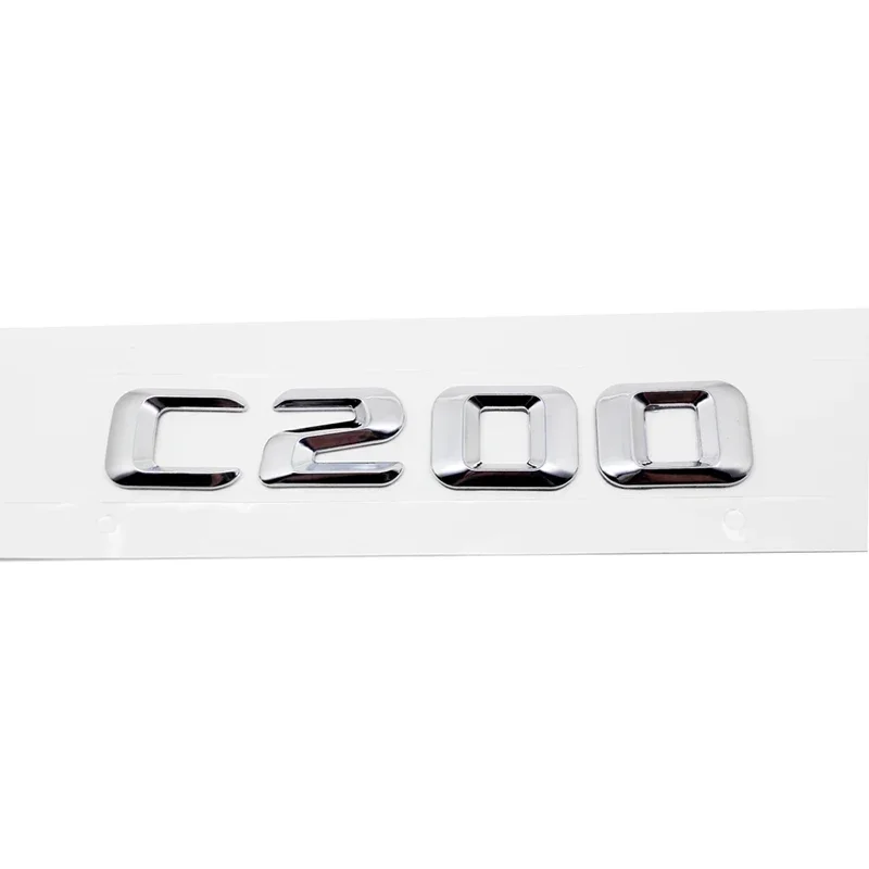 3D наклейки с буквами на хвост автомобиля, значок для Mercedes Benz C Class C32 C36 C43 C55 C63 C180 C200 C220 C230, эмблема заднего багажника автомобиля