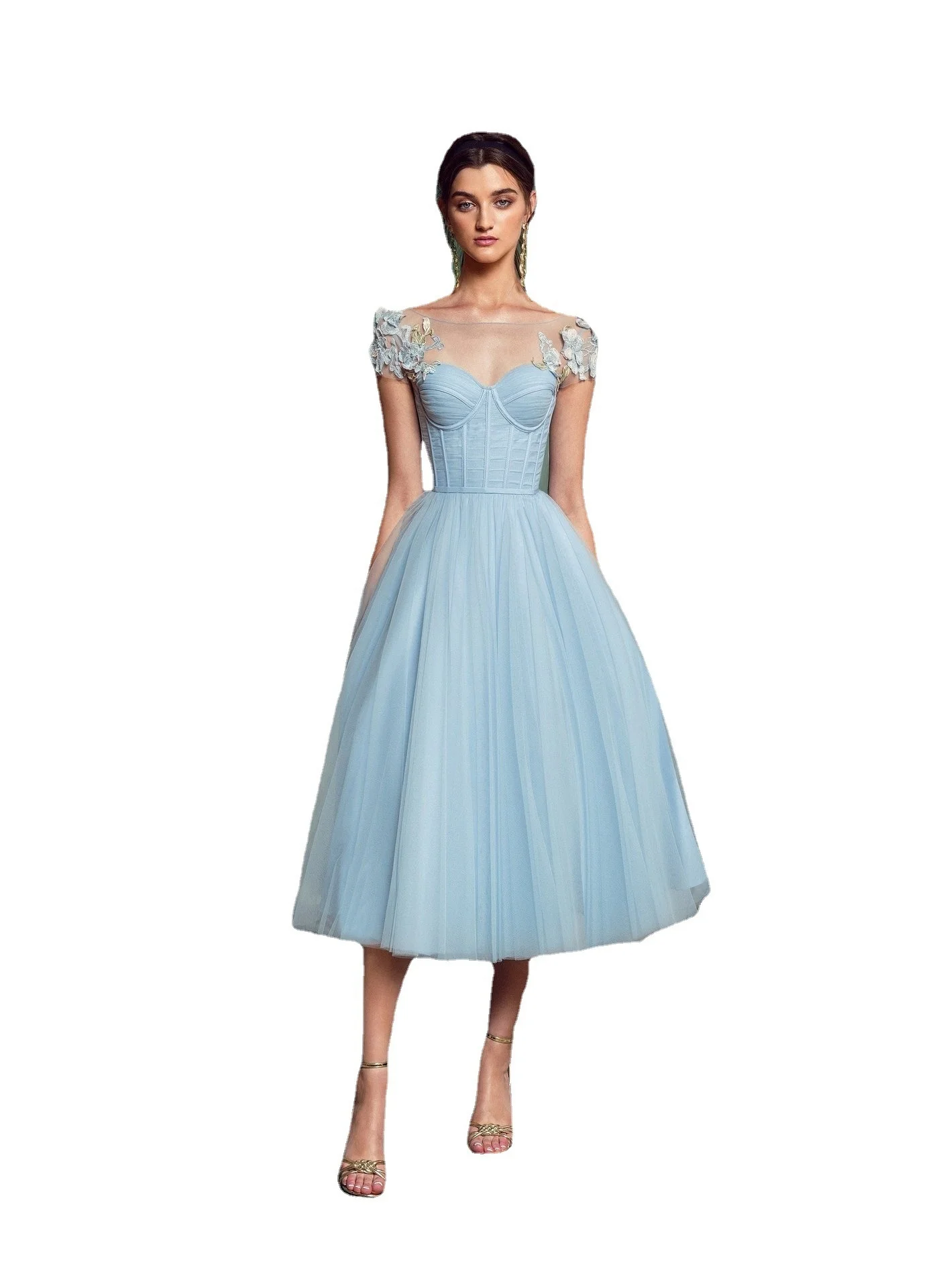 

2023Casual elegant sexy dress, Spring and Summer New Women's One Line Neck Dress Slim Fit Open Back Mid length Dress